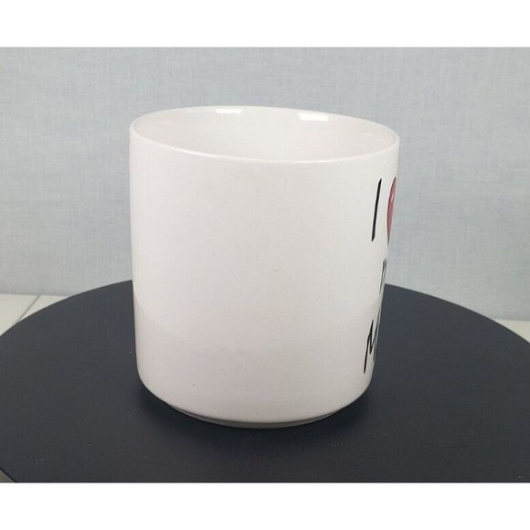 Vintage Russ Berrie I Love My Mom Mug Cup White Ceramic Made in Phillippines - Picture 6 of 11